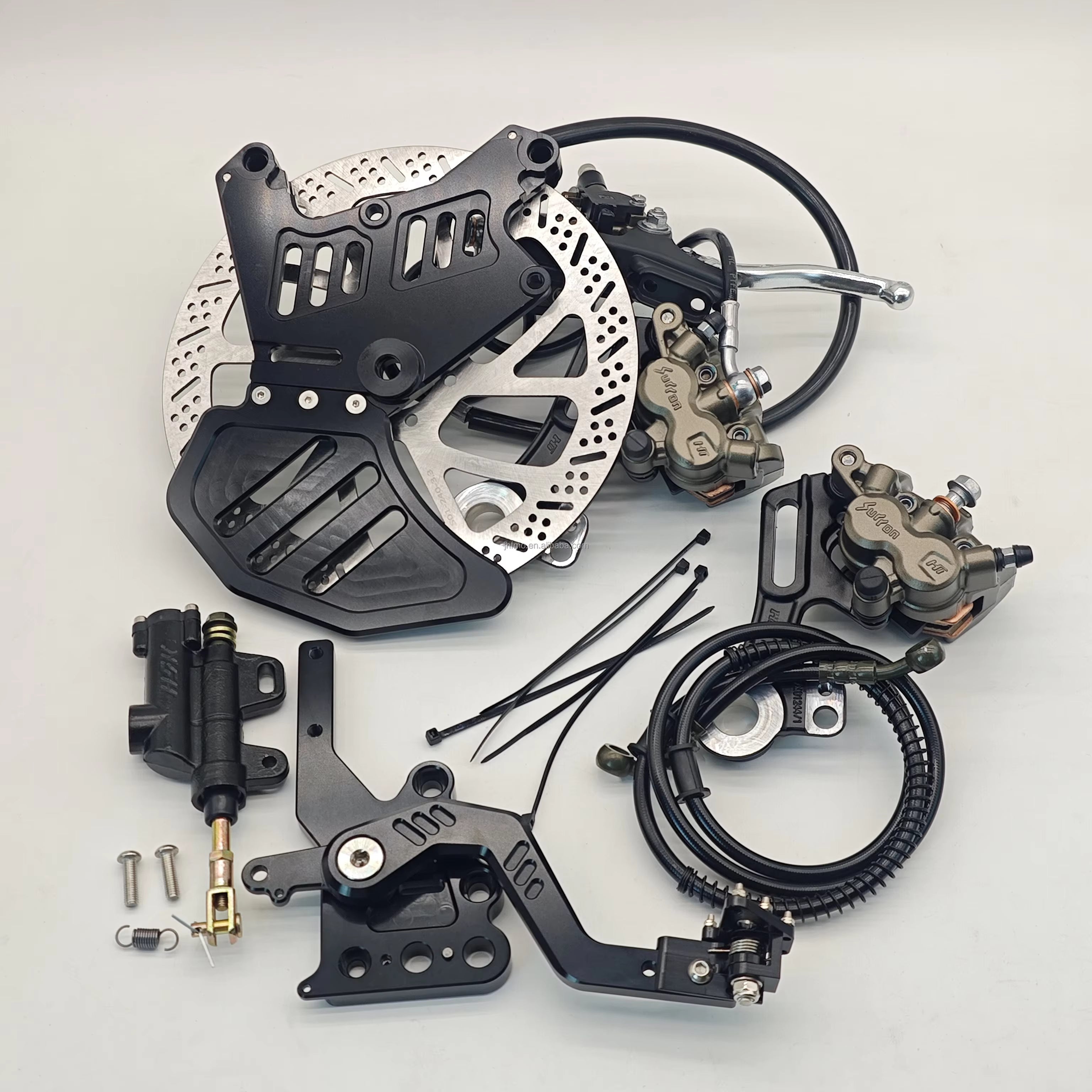 Rear Disc Brake Kit with Dual-Caliper Bracket for Lbx E-Ride Pro 2.0